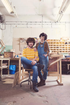 Makers in a studio